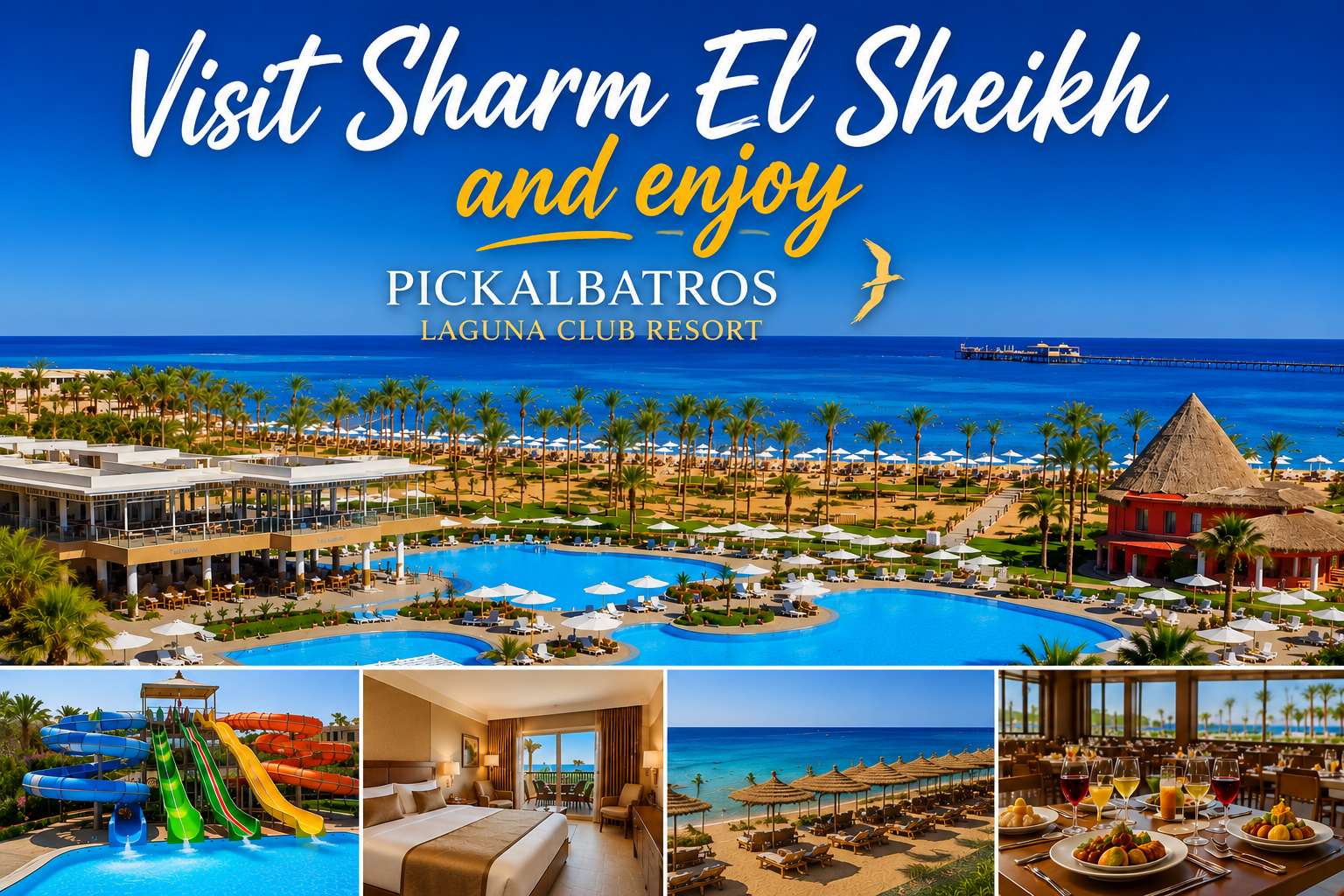 Group Departure to the Pickalbatros Laguna Club Resort Sharm El Sheikh - Flying with Egyptair